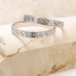 Greek Key Wedding Band (Promise Ring) 3059 (In-Stock)