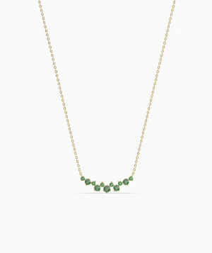 Green Harmony 14K Gold Necklace