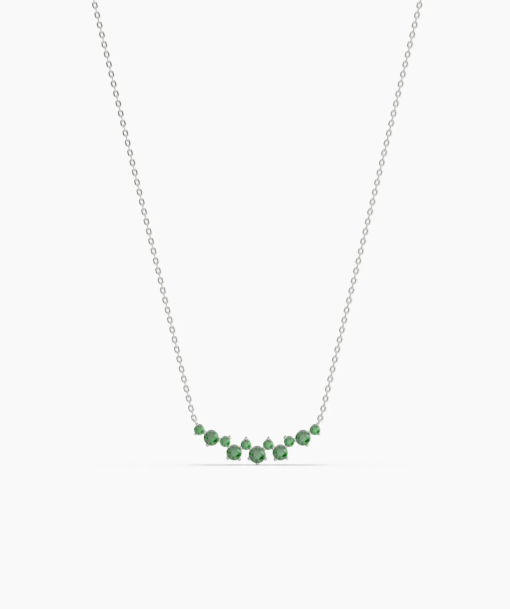 Green Harmony 14K Gold Necklace