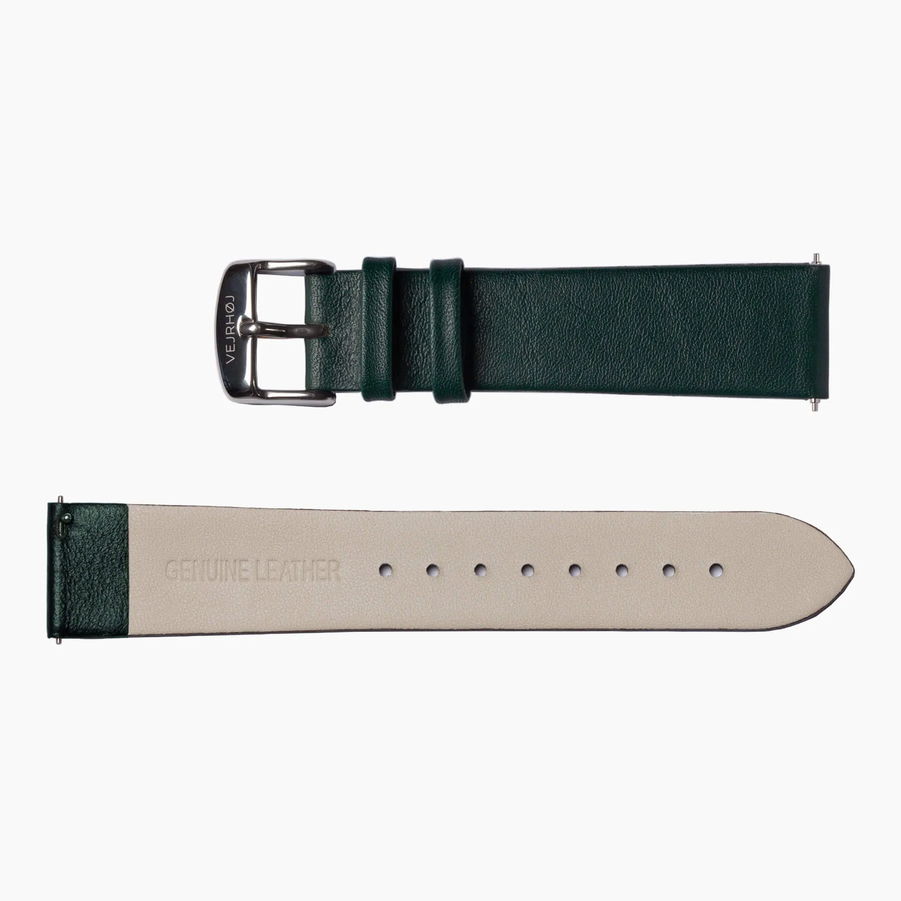 Green leather strap | For 40mm watch