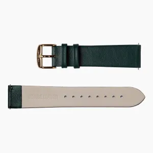 Green leather strap | For 40mm watch