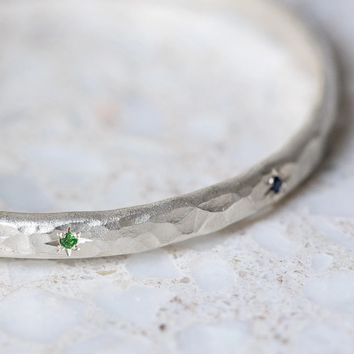 Hammered Carnivale Bangle