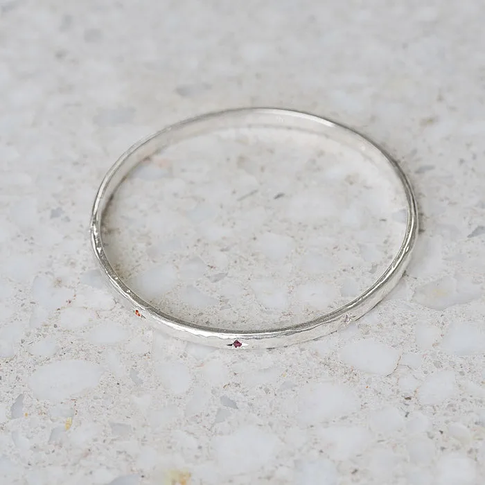 Hammered Carnivale Bangle