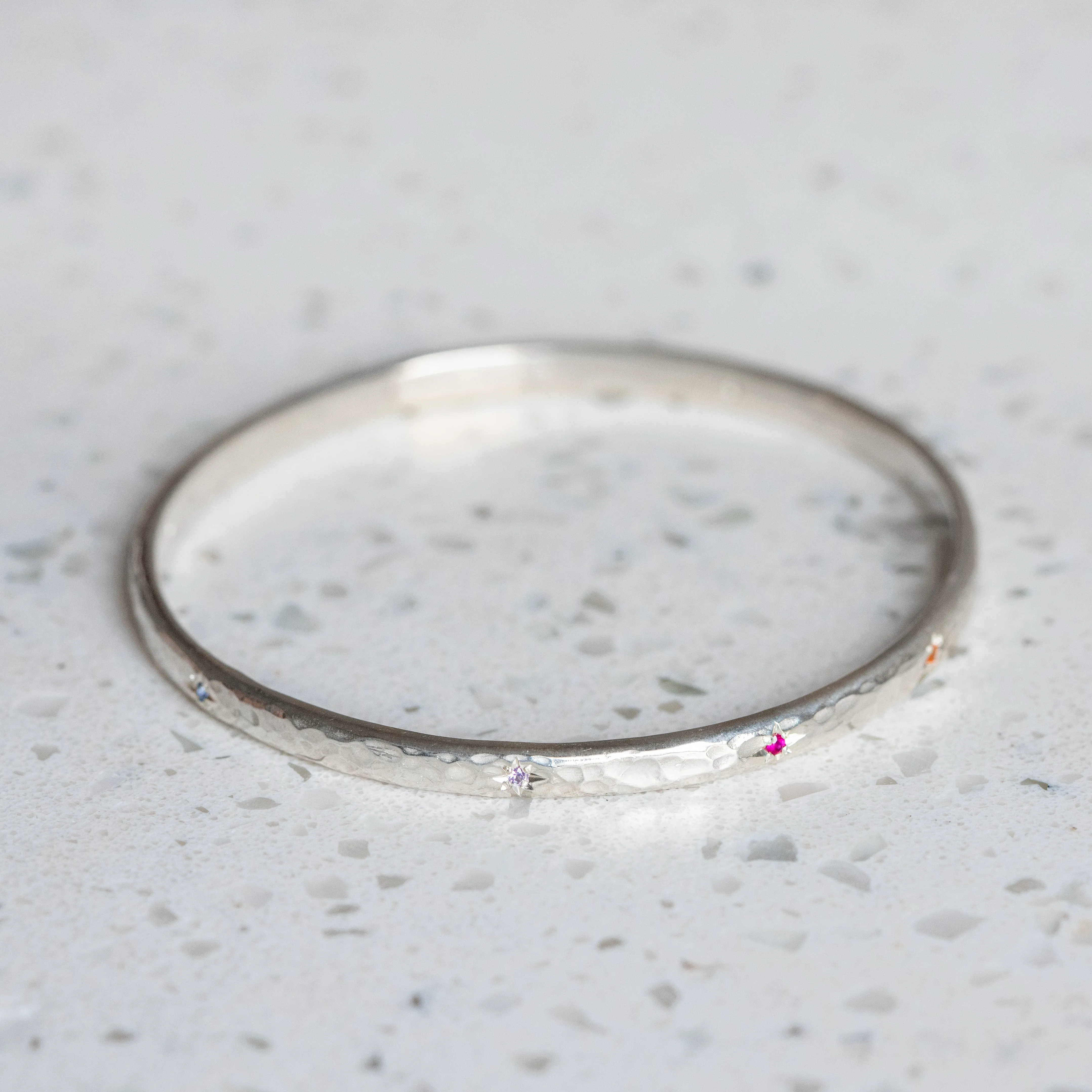 Hammered Carnivale Bangle