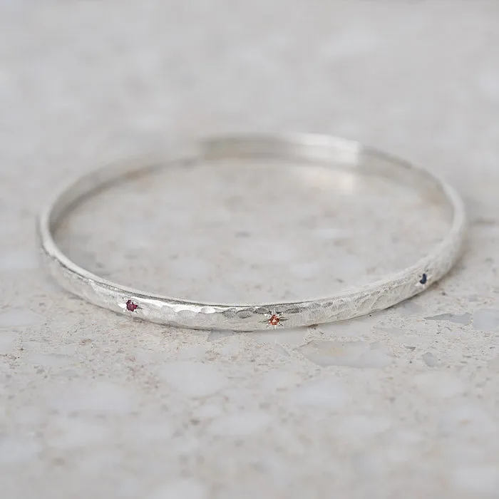 Hammered Carnivale Bangle