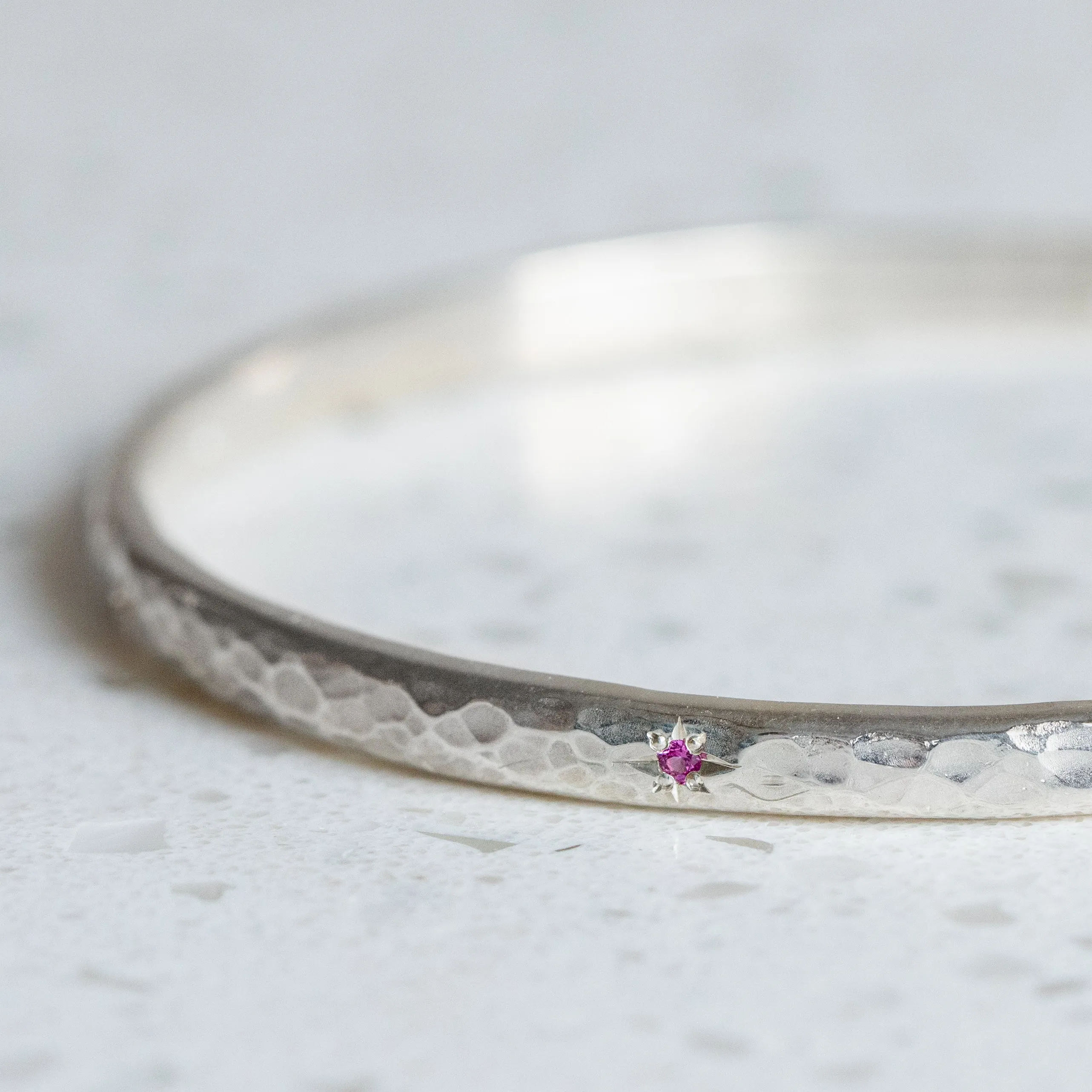 Hammered Carnivale Bangle
