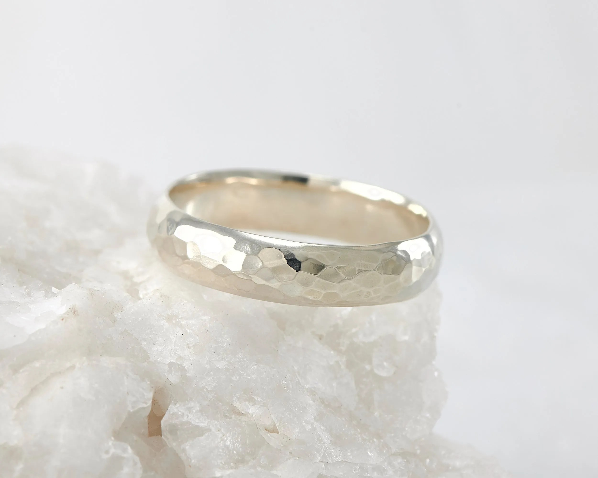 Hammered Silver Ring