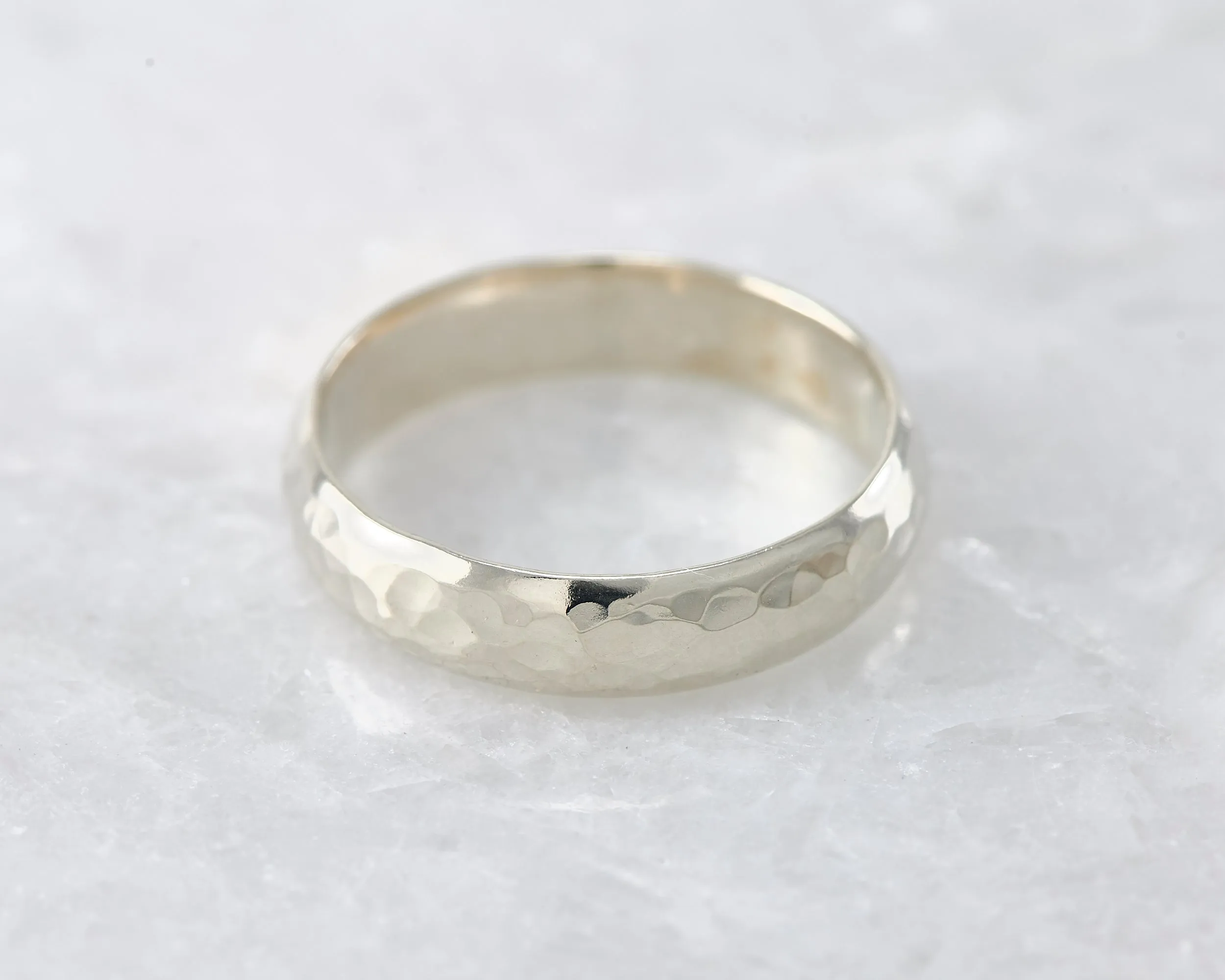 Hammered Silver Ring