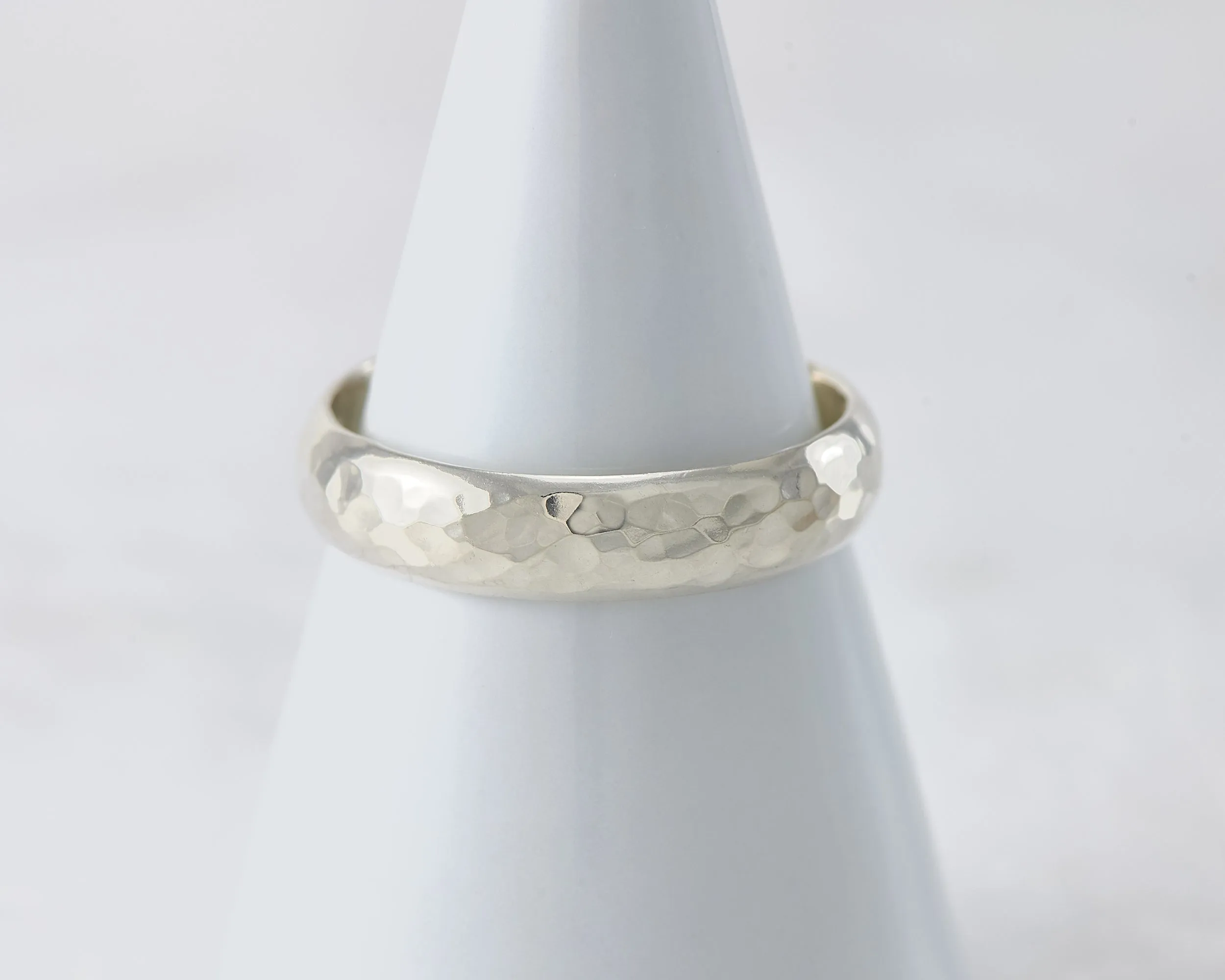 Hammered Silver Ring