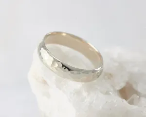 Hammered Silver Ring