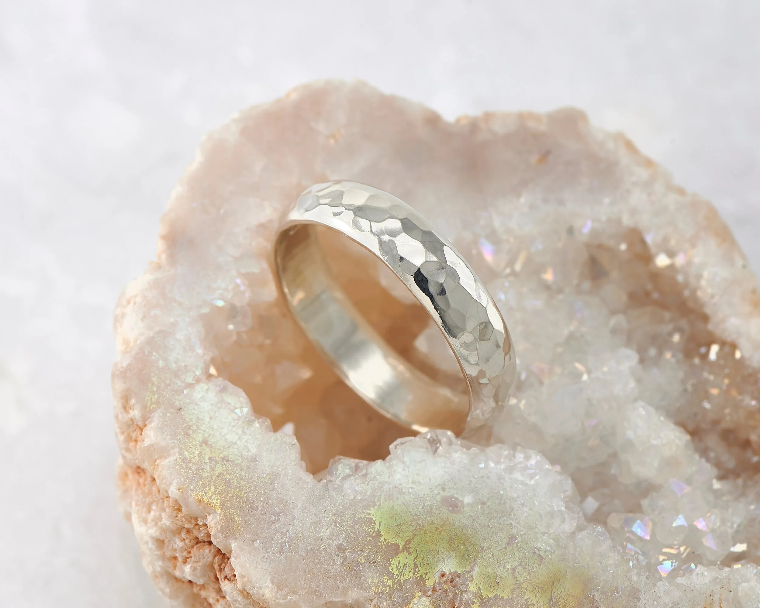 Hammered Silver Ring
