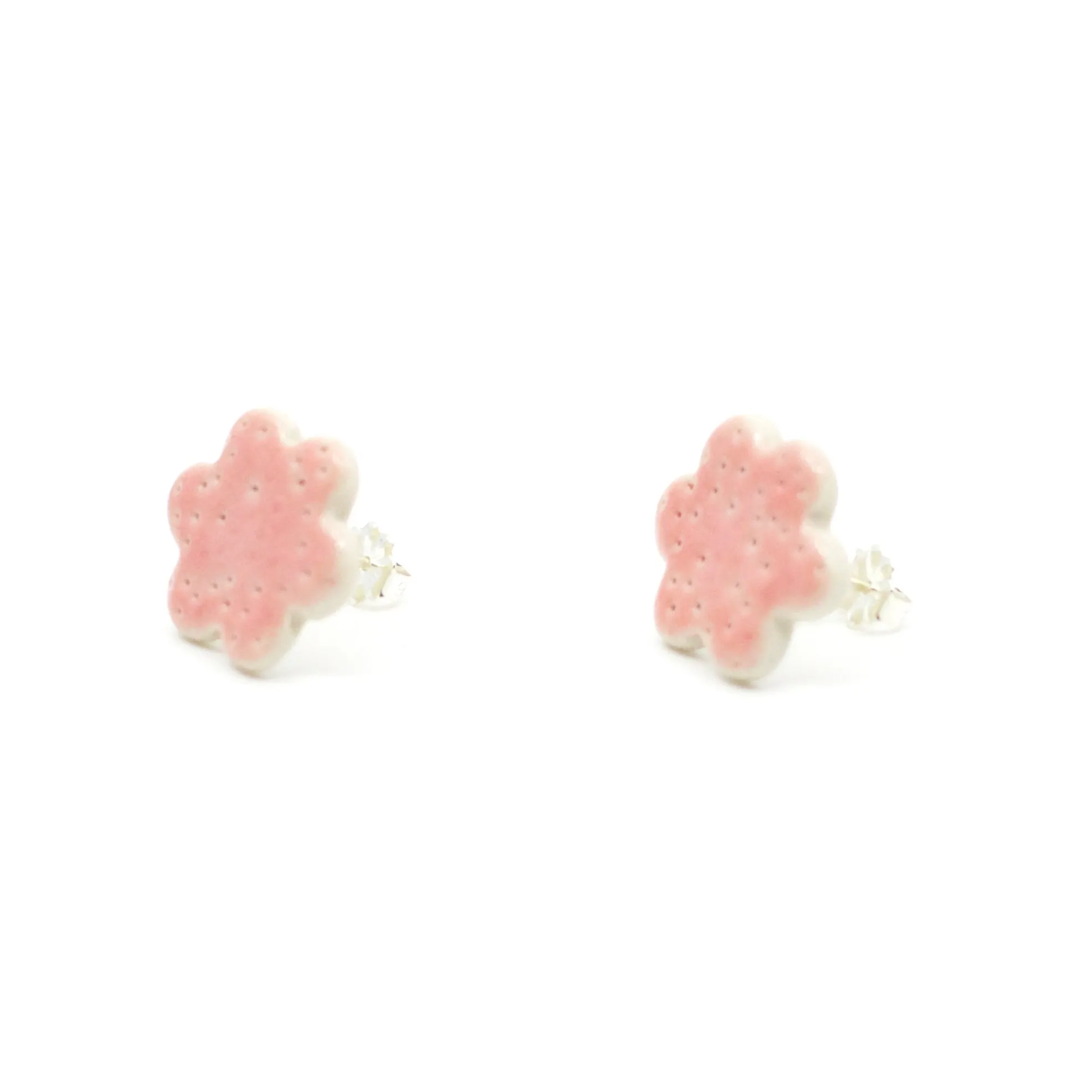 HANA STUD EARRINGS - PINK