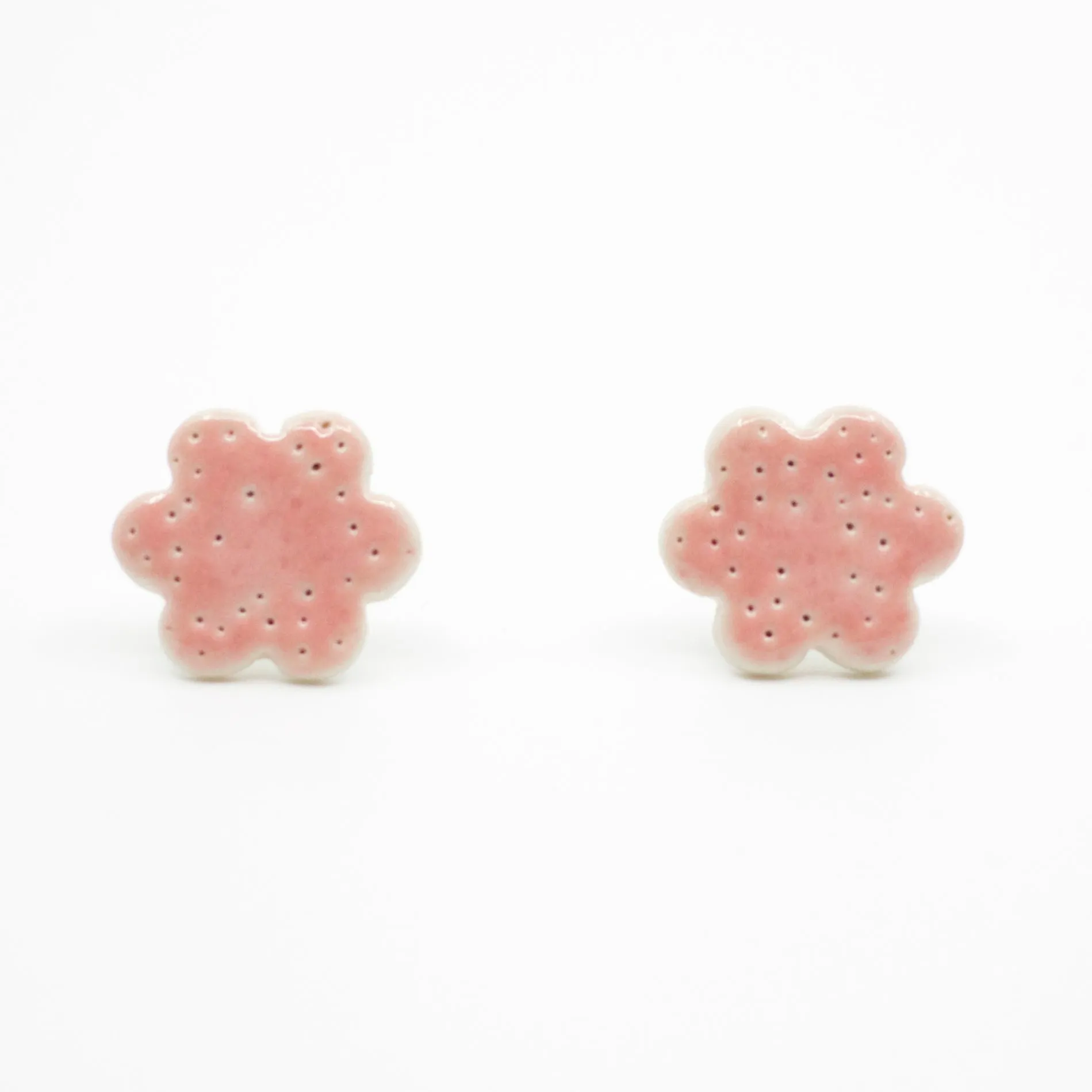 HANA STUD EARRINGS - PINK