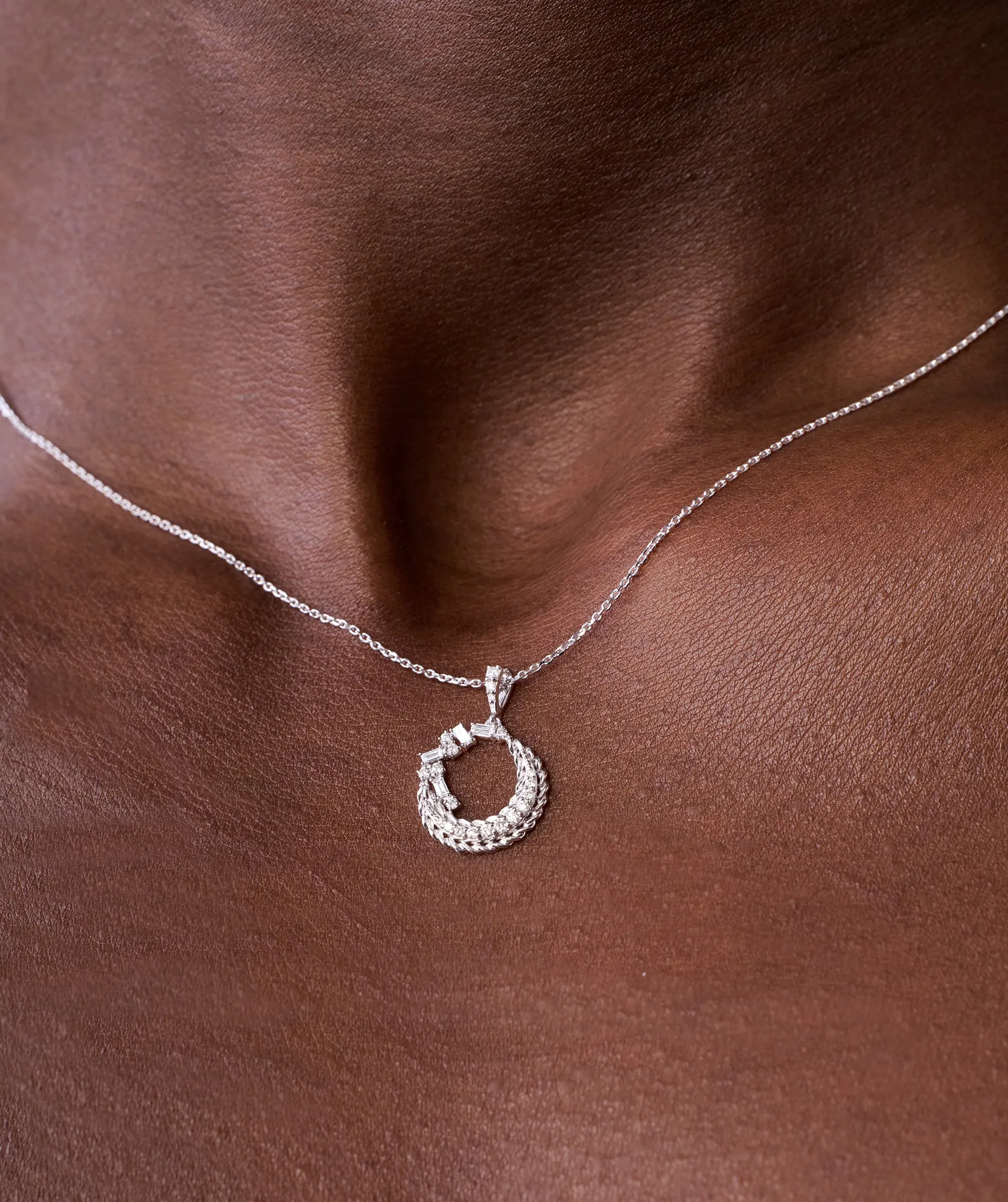 Harmonious Spiral 14K Gold Pendant