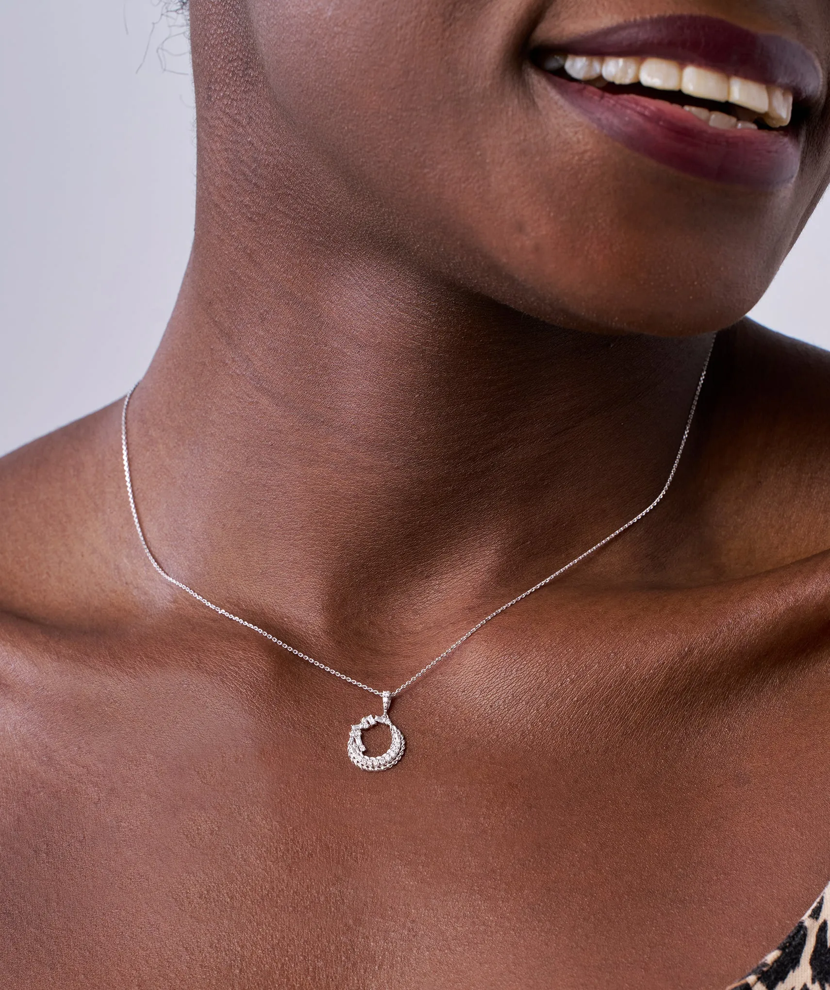 Harmonious Spiral 14K Gold Pendant