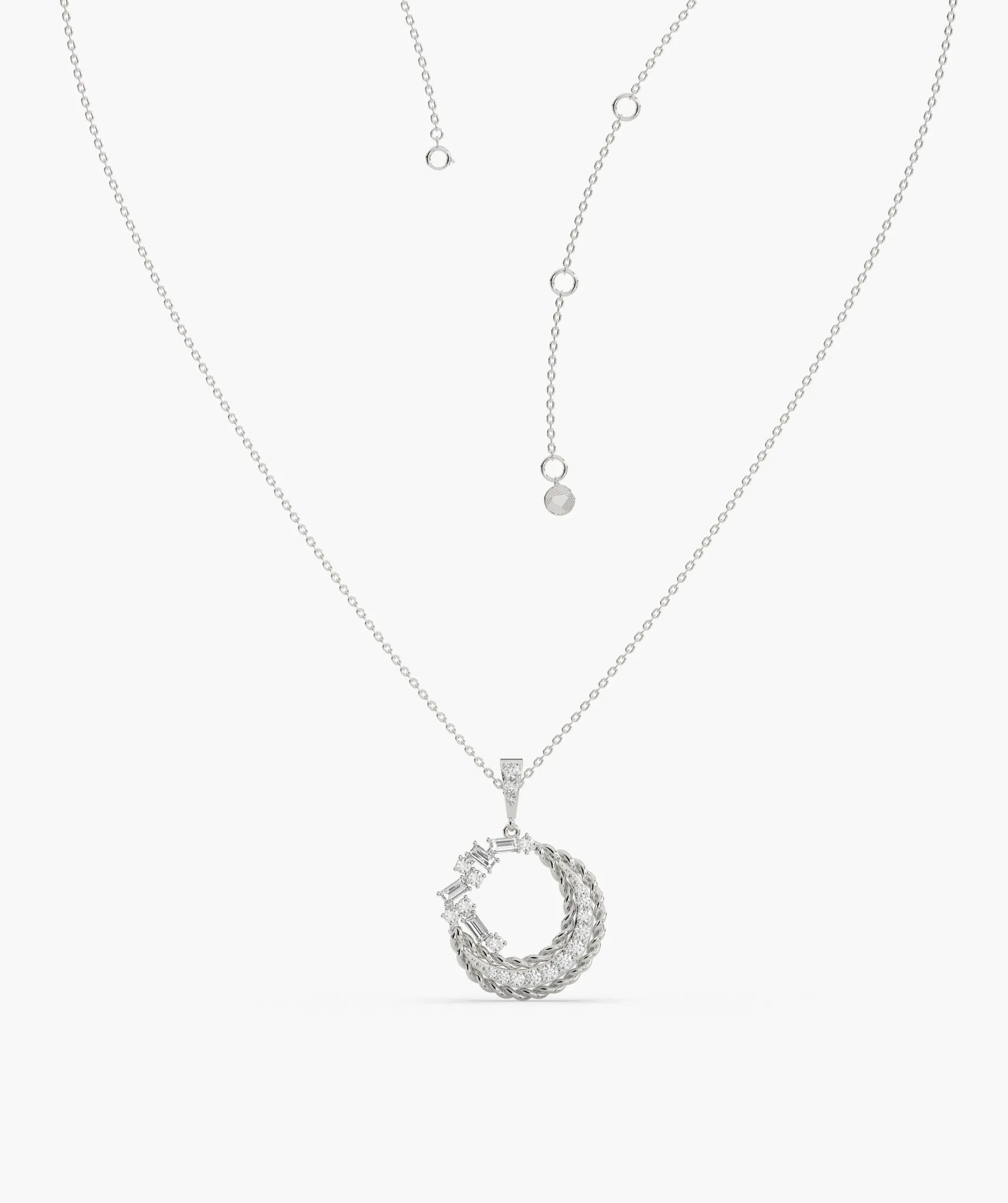 Harmonious Spiral 14K Gold Pendant