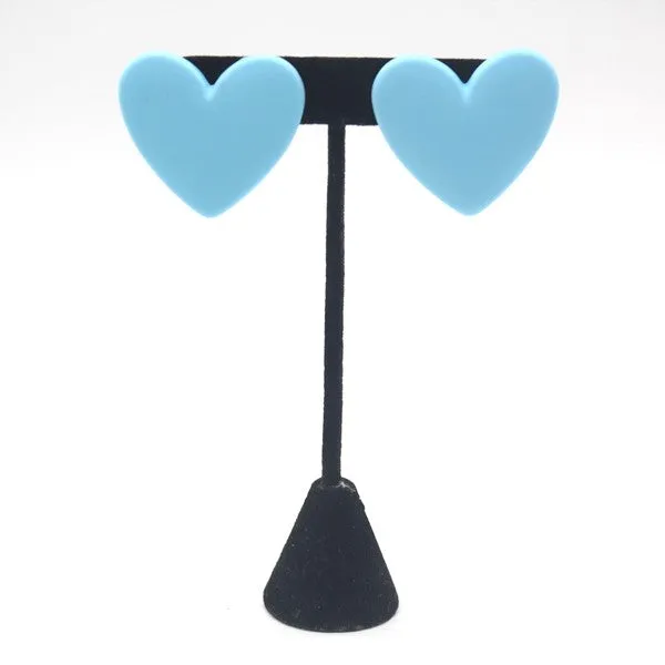 Heart Shape Stud Earrings