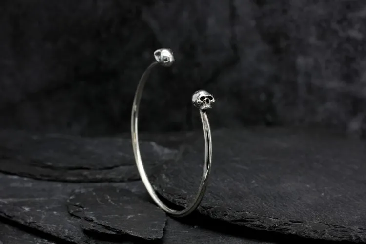Heavy Skull Bangle