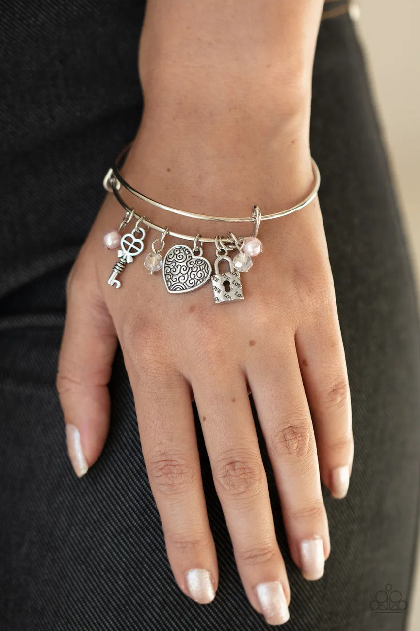 Here Comes Cupid Pink Paparazzi Bracelet