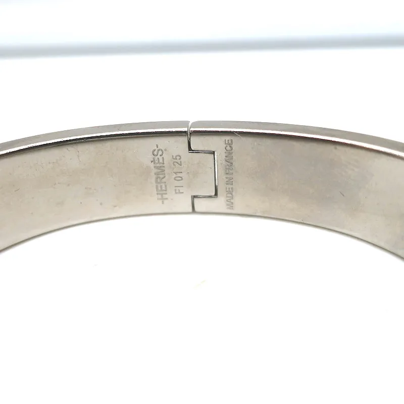 Hermes Clic H PM Bracelet White Enamel Palladium Hardware