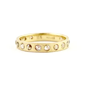 Hewn Eternity Opaque Diamond Band by Dawes Design