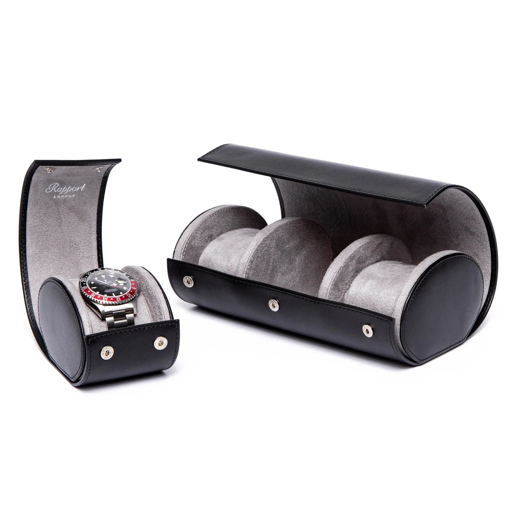 Hyde Park 3 Watch Roll - Black