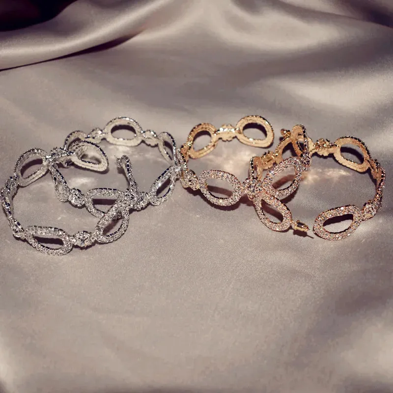 Infinity Hoop Earrings