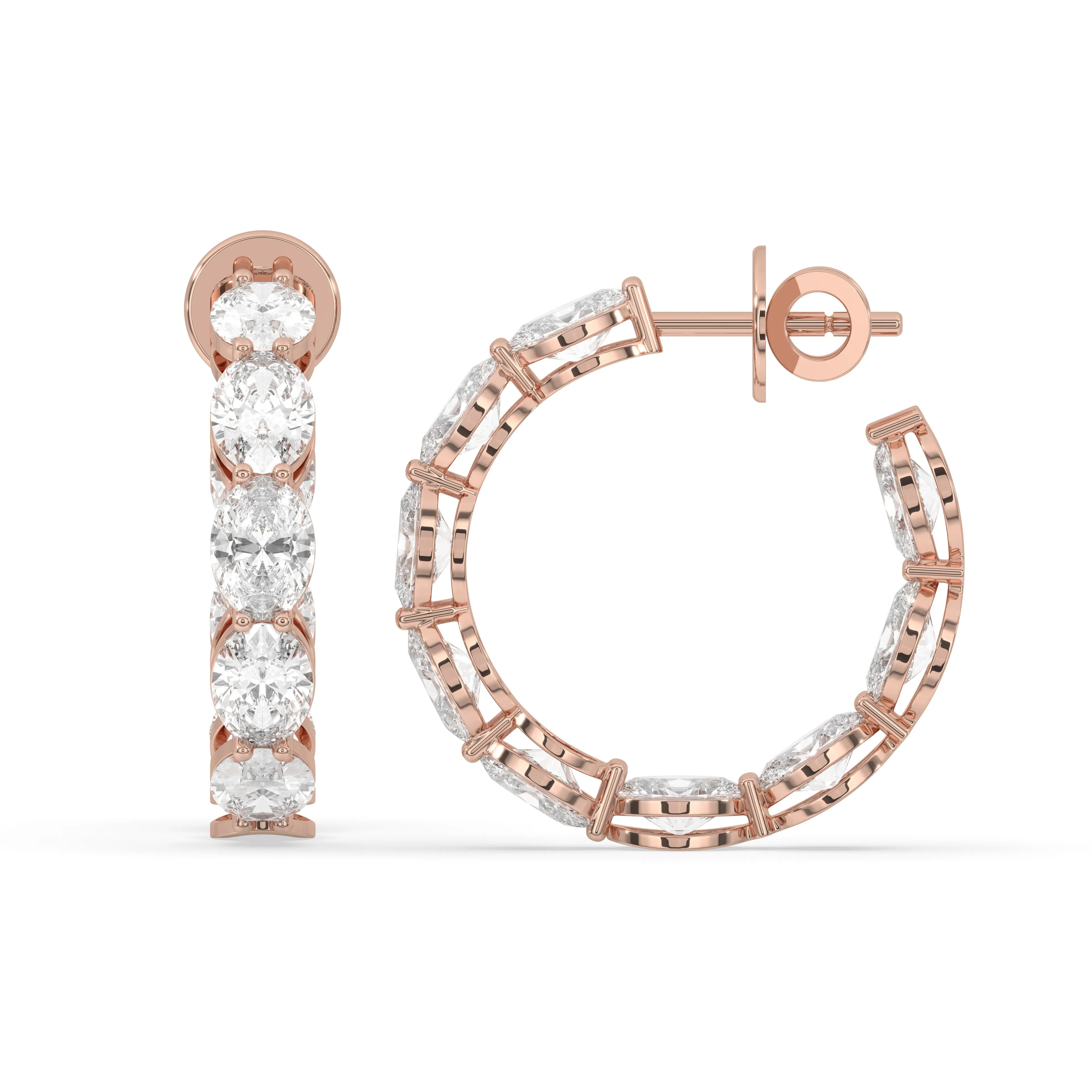 Inside-Out Hoop Earrings