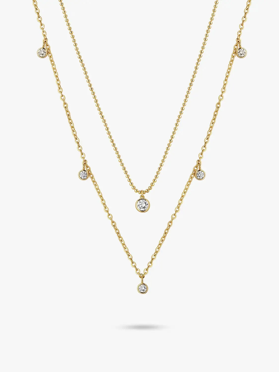 Interstellar Layered Necklaces