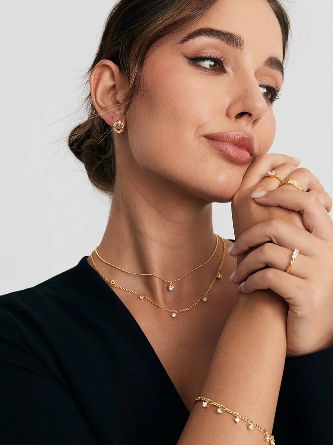Interstellar Layered Necklaces