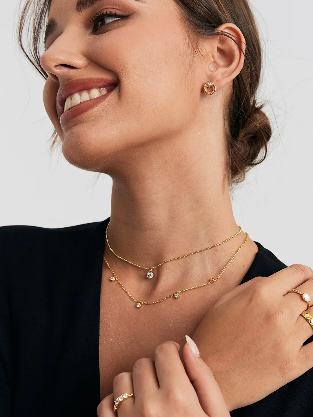 Interstellar Layered Necklaces