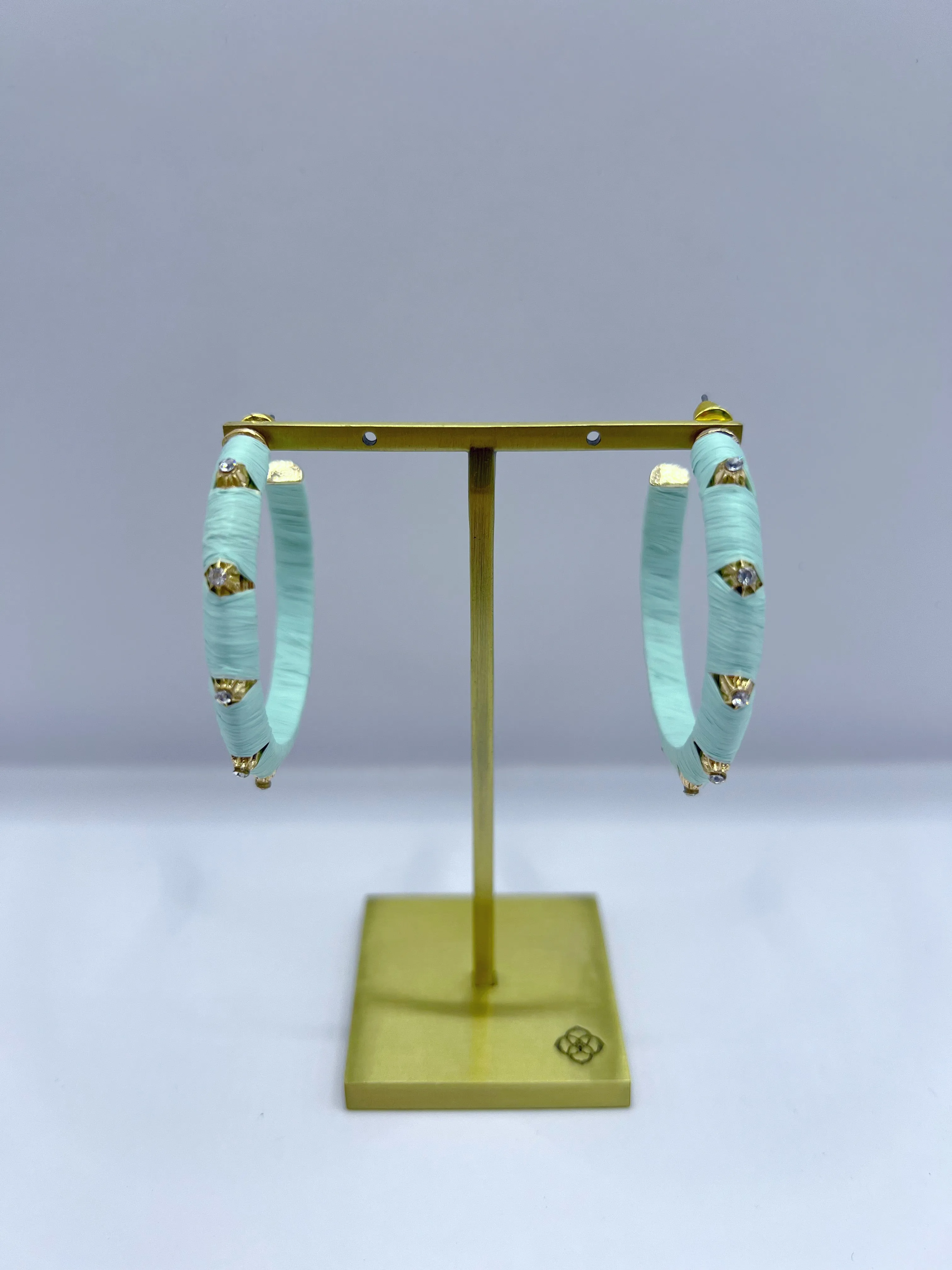 Island Girl Hoops, Aqua