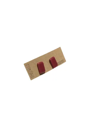 ITSARI- Studs - Terracotta Rectangles