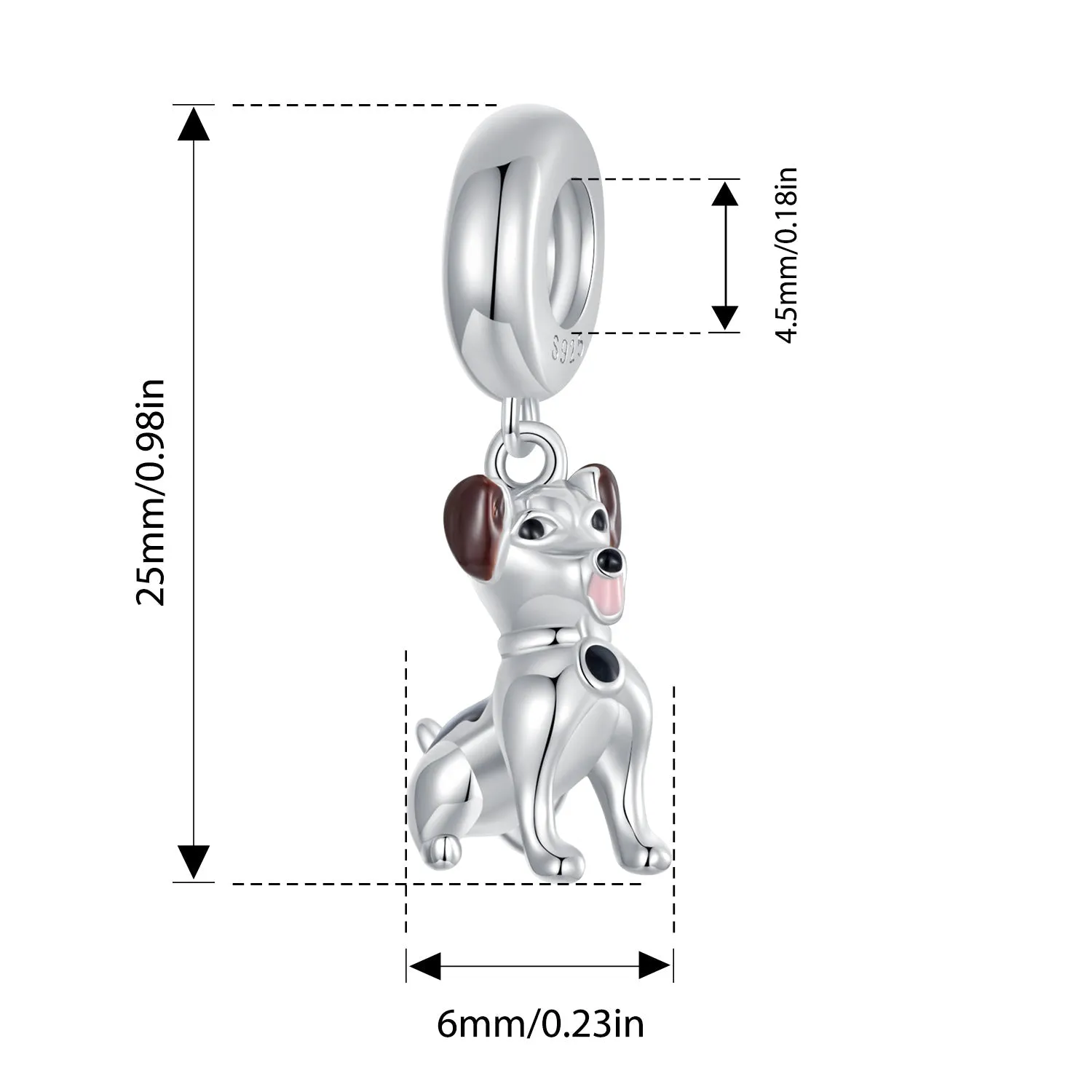 Jack Russel Pendant Charm