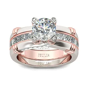 JEULIA CZ Diamond Band Rings