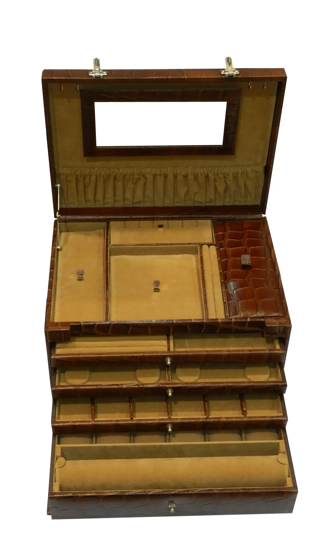 Jewelry Box Genuine Leather Multipurpose Watch & Jewelry XL - BB JB