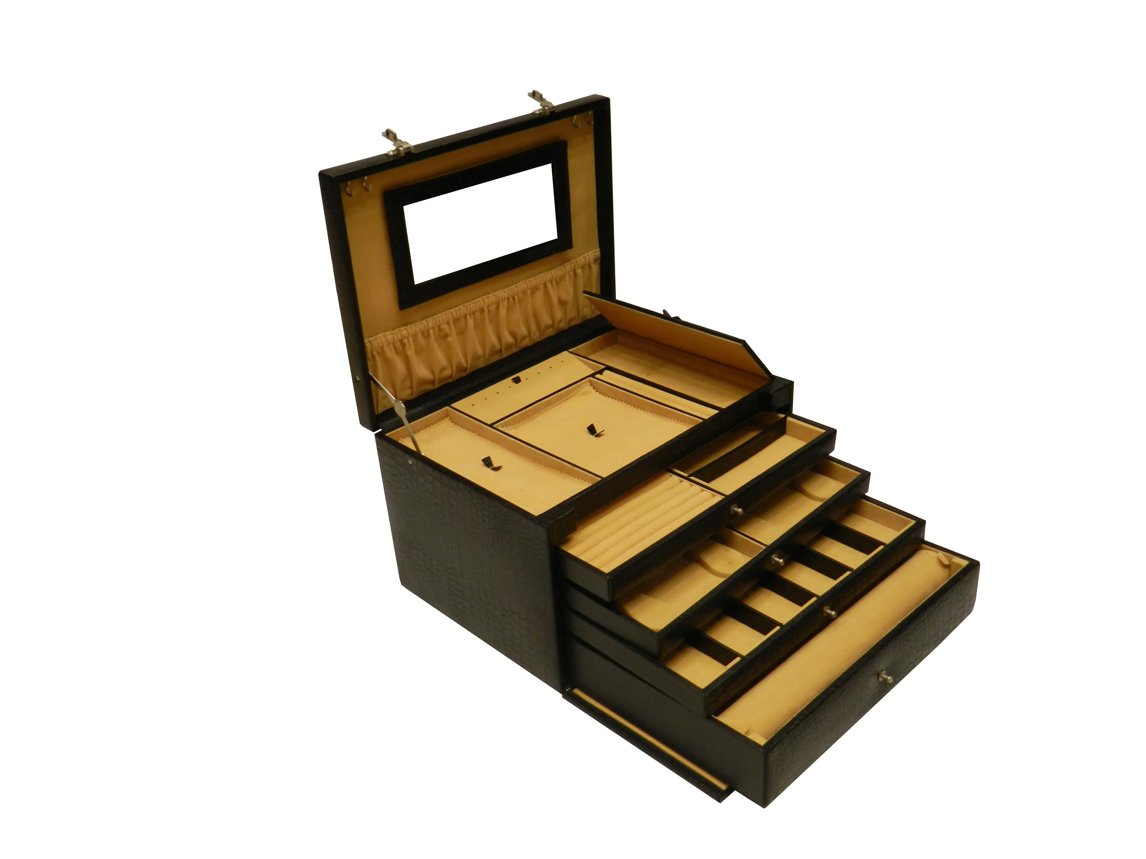 Jewelry Box Genuine Leather Multipurpose Watch & Jewelry XL - BB JB