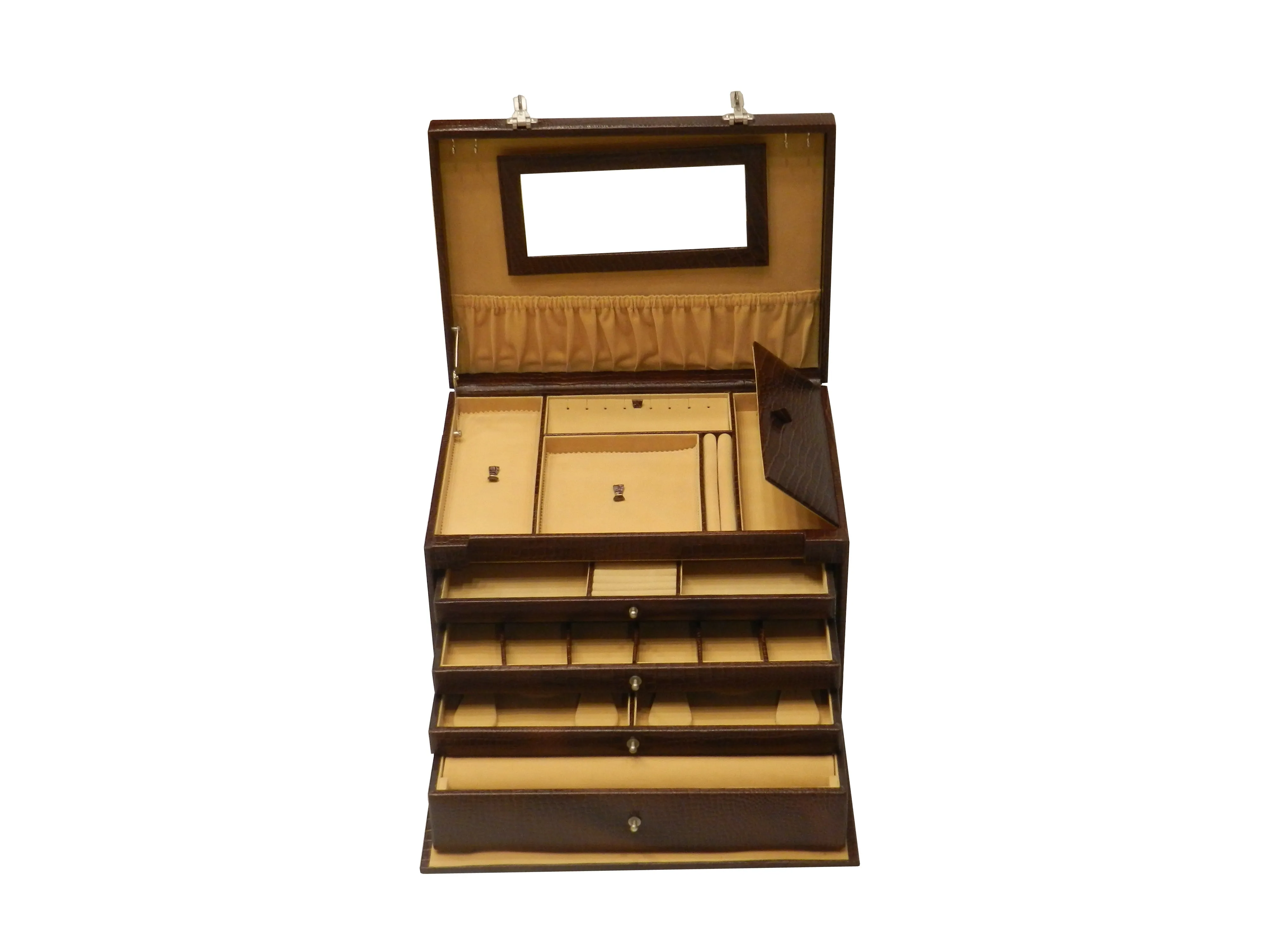Jewelry Box Genuine Leather Multipurpose Watch & Jewelry XL - BB JB