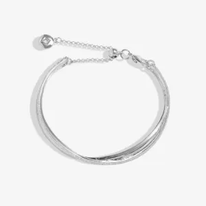 Joma Silver Crossover Bangle