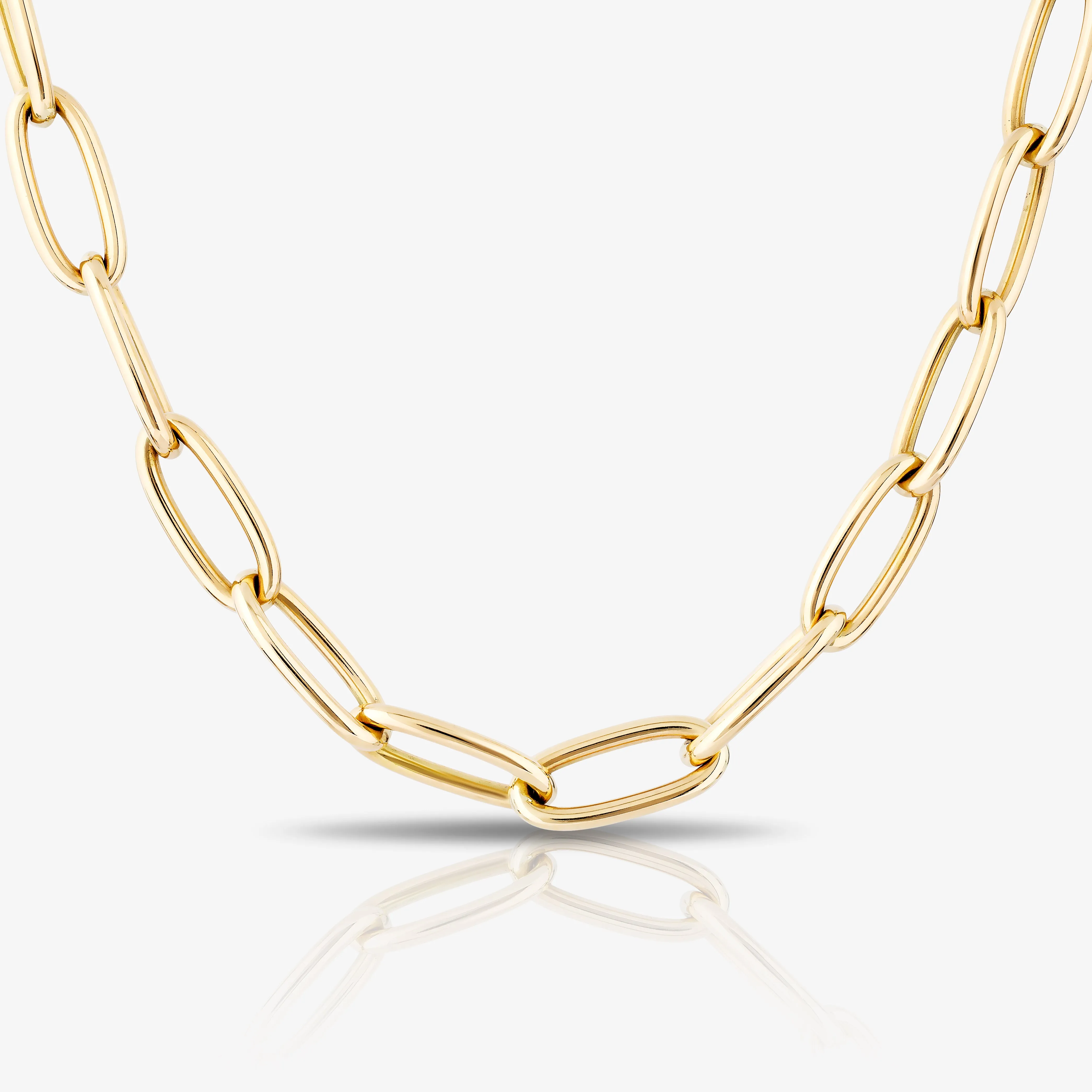 Jumbo Gold Link Necklace