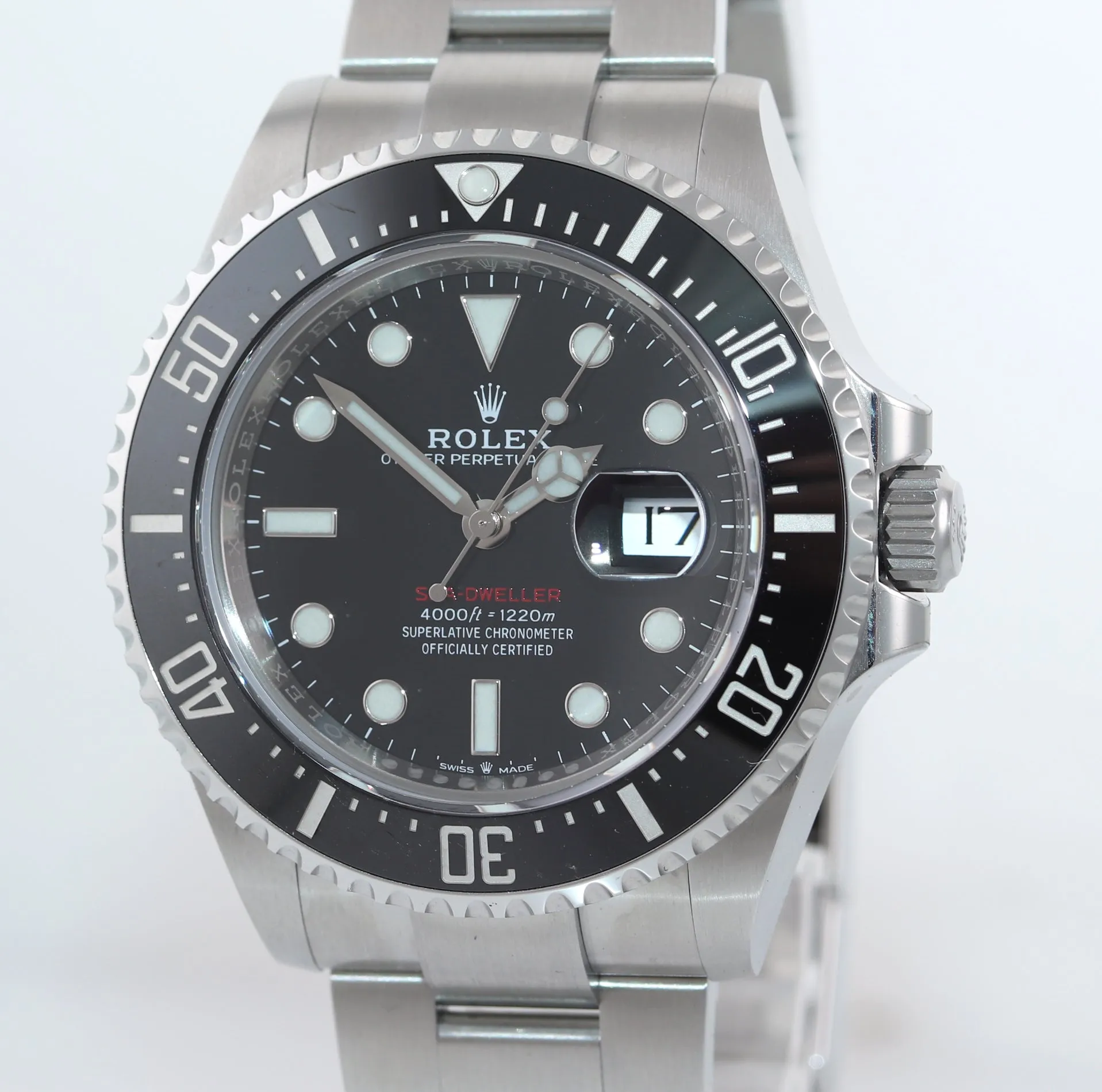 JUNE 2021 BRAND NEW PAPERS Mark II Rolex Red Sea-Dweller 43mm 126600 Watch