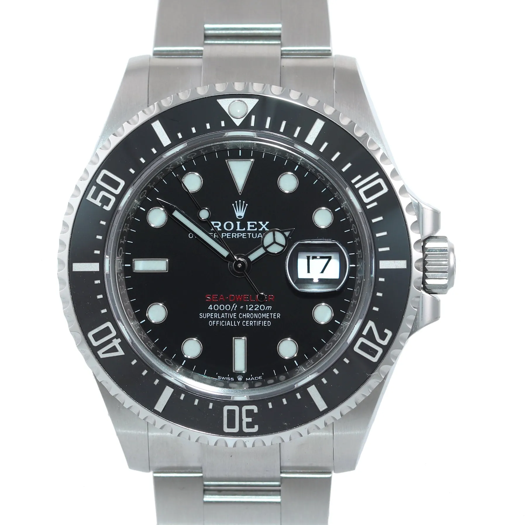 JUNE 2021 BRAND NEW PAPERS Mark II Rolex Red Sea-Dweller 43mm 126600 Watch