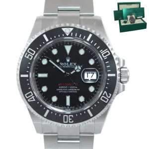 JUNE 2021 BRAND NEW PAPERS Mark II Rolex Red Sea-Dweller 43mm 126600 Watch