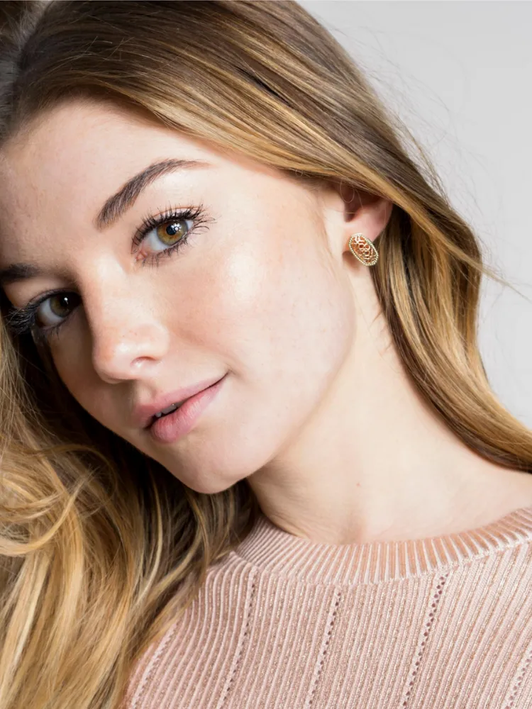 Kendra Scott- Ellie Earrings in Silver Filigree