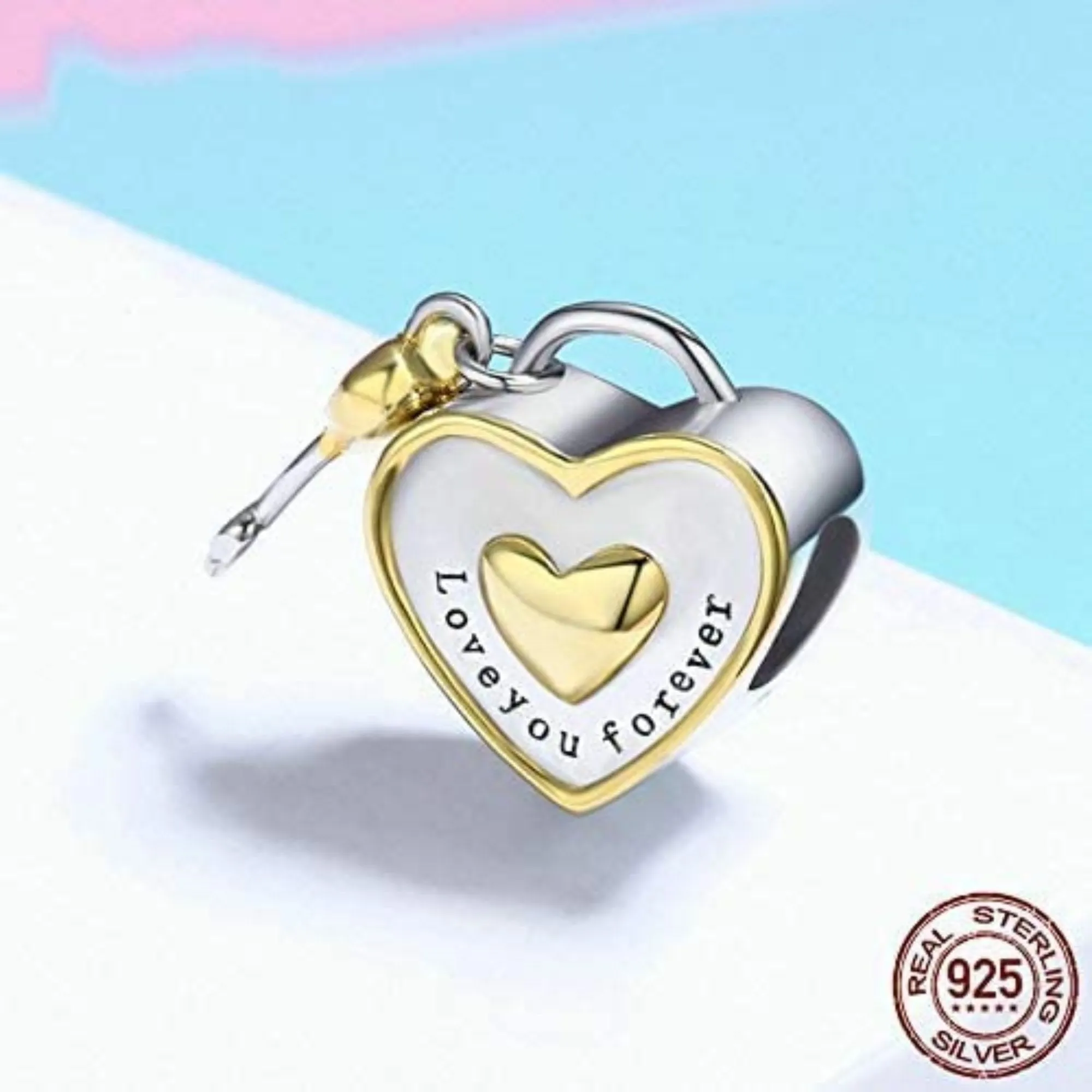 Key To My Heart Love Bead Charm