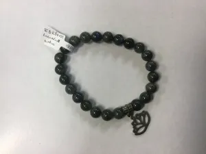 Labradorite Yoga Charm Bracelet