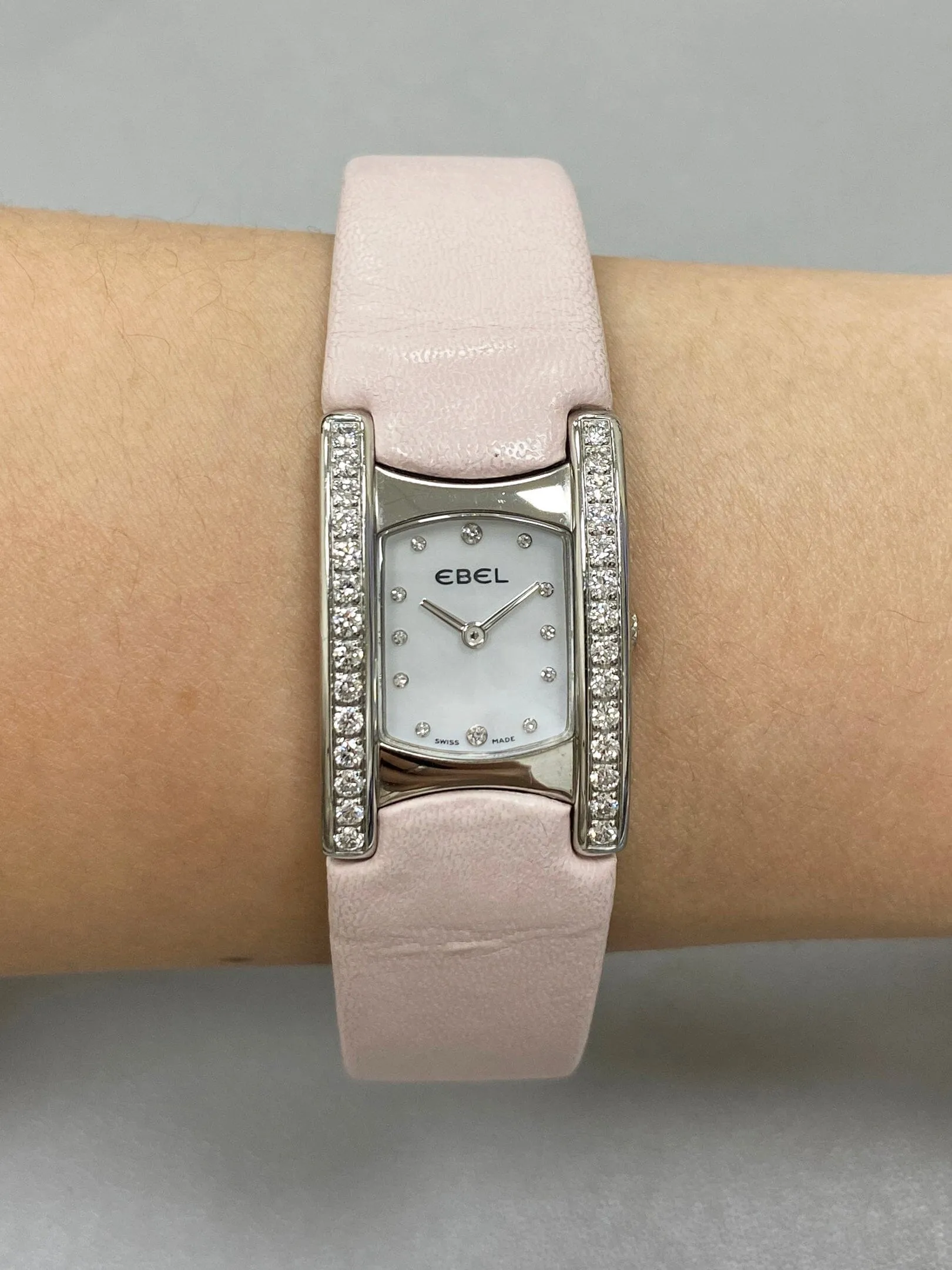 Ladies Ebel Beluga Stainless Steel with Diamonds E9057A21