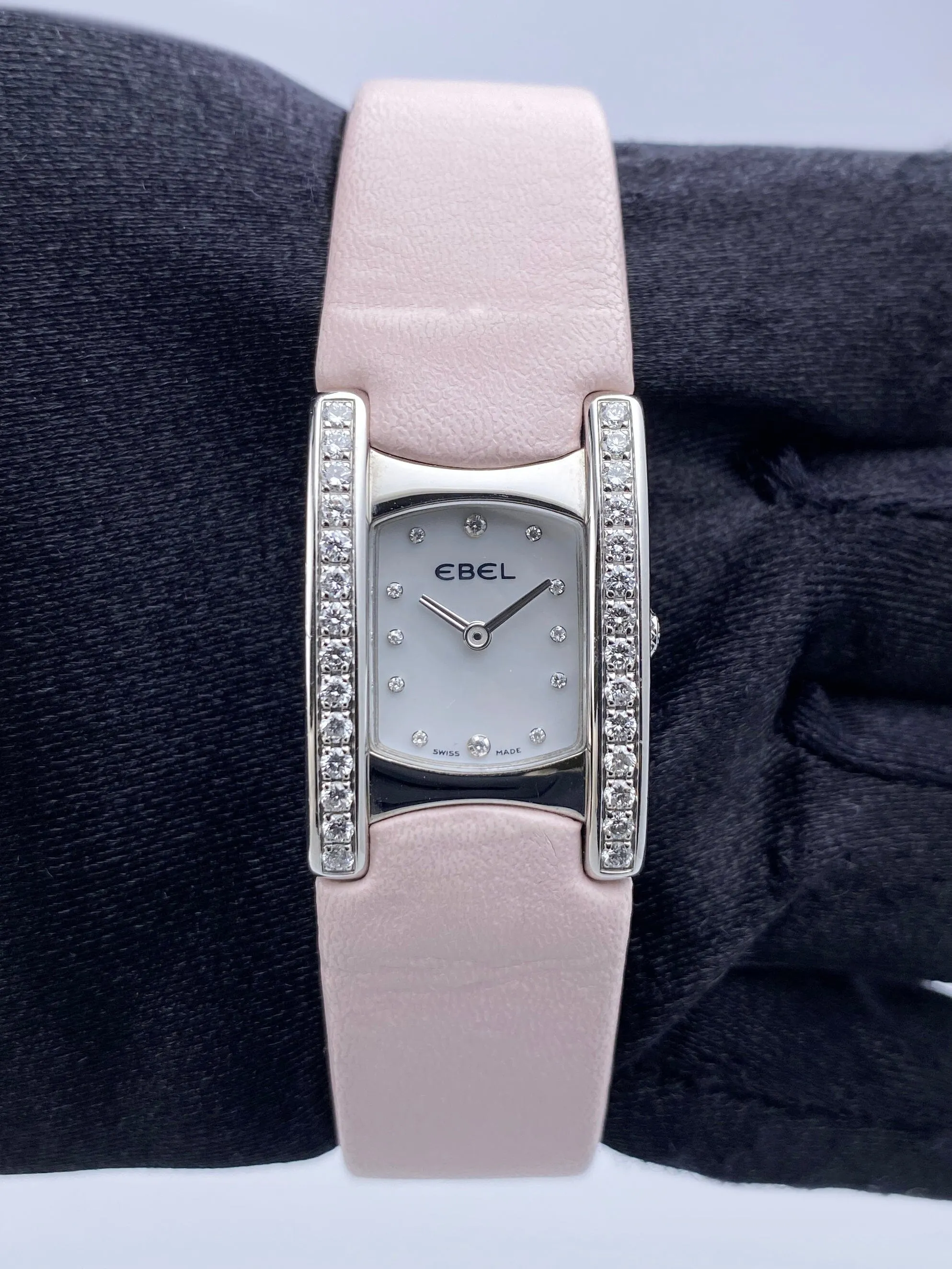 Ladies Ebel Beluga Stainless Steel with Diamonds E9057A21