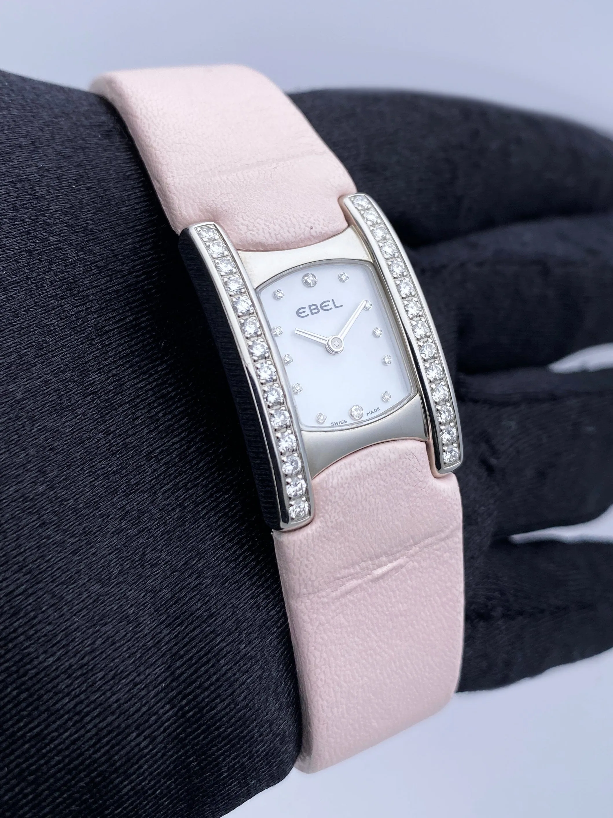 Ladies Ebel Beluga Stainless Steel with Diamonds E9057A21