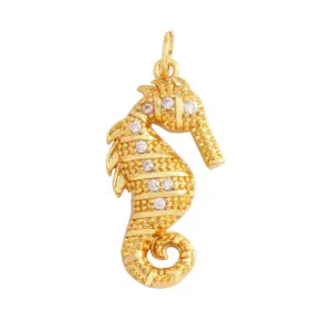 Large Seahorse Charm For Charm Necklace & Bracelet
